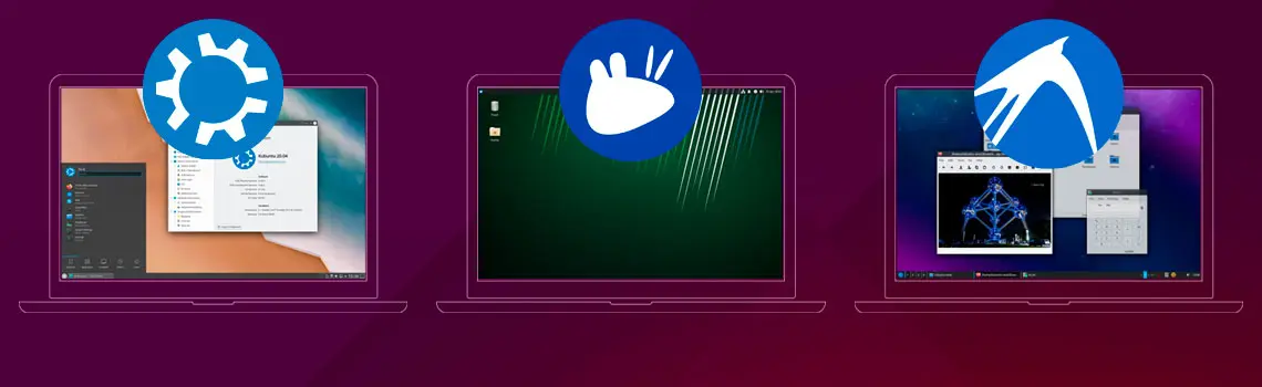 Kubuntu, Xubuntu e Lubuntu