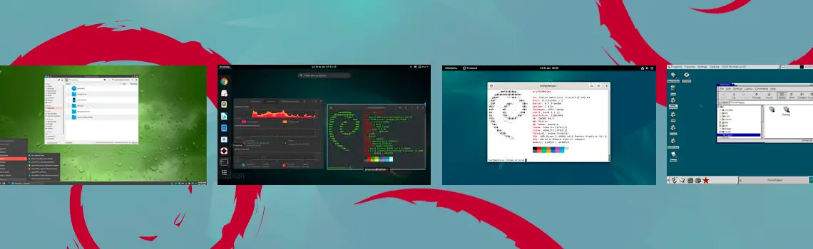Versões de Debian disponíveis para download