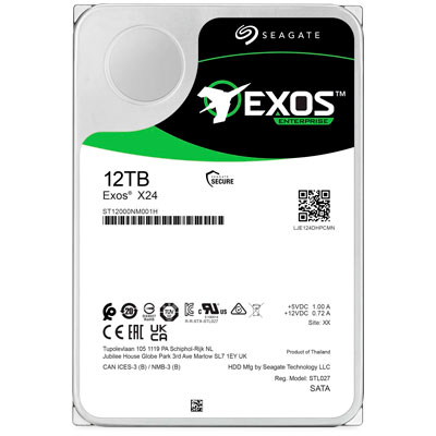 ST12000NM001H Seagate - HD 12TB Enterprise Exos X24 SATA SED