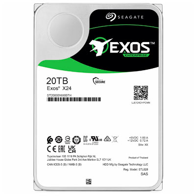 ST20000NM007H Seagate Exos X24 - HD 20TB Enterprise 12Gb/s SAS 