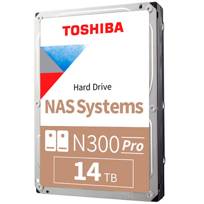 HDWG51EXZSTB 14TB Toshiba - N300 Pro HD Interno NAS 7200 RPM SATA