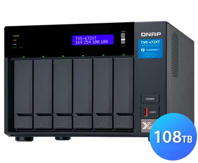 TVS-672XT Qnap, um NAS storage até 108TB Thunderbolt 3 e Ethernet 10GbE