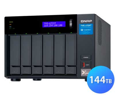 TVS-672XT Qnap, um NAS storage até 144TB Thunderbolt 3 e Ethernet 10GbE