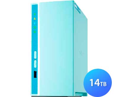 TS-230 Qnap Storage NAS com 2 baias até 14TB SATA