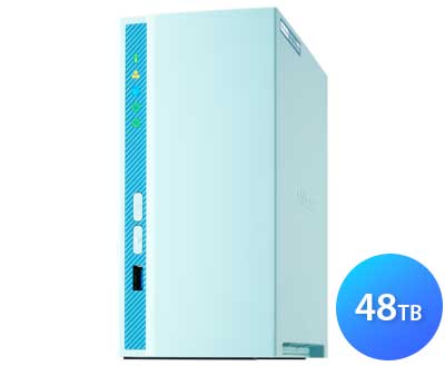 TS-230 Qnap Storage NAS com 2 baias até 48TB SATA