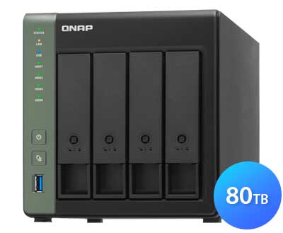 TS-431X3 80TB Qnap - Storage NAS p/ HDs ou SSD Hot Swappable SATA