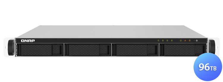 TS-432PXU-RP Qnap 96TB - Server NAS Rackmount 4 baias HDD SSD SATA