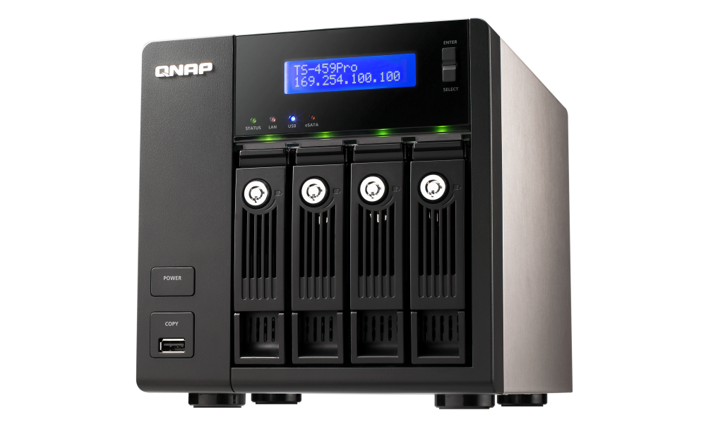 Qnap TS-459 PRO - Storage NAS p/ 4 Hard Drives SATA