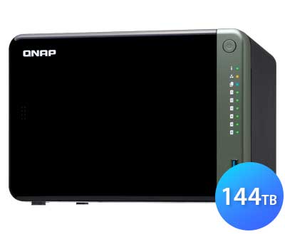 TS-653D 144TB Qnap - Storage NAS Externo 6 baias SATA