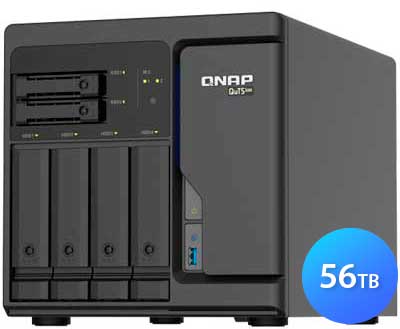 TS-h686 56TB Qnap - Unidade de Armazenamento p/ HDD ou SSD SATA