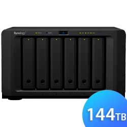 DS1621+ 144TB Synology DiskStation - Storage NAS 6 Bay p/ HDD SATA/SSD