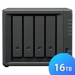 DS423+ 16TB Synology DiskStation - Storage NAS 4 Bay p/ HDD SATA/NVMe