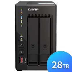 TS-253E 28TB Qnap - Storage NAS 2 Baias p/ HDD SATA