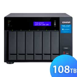 Storage NAS 6 baias TVS-672XT 108TB