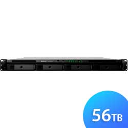 Synology RS1619xs+ 56TB Rackstation - Storage NAS 4 Baias p/ HDD SATA/SSD