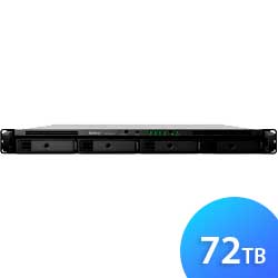 Synology RS1619xs+ 72TB Rackstation - Storage NAS 4 Baias p/ HDD SATA/SSD