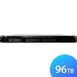 Synology RS1619xs+ 96TB Rackstation - Storage NAS 4 Baias p/ HDD SATA/SSD