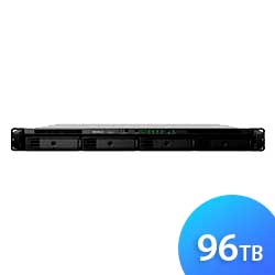 RS820RP+ 96TB Synology Rackstation 1U - Storage NAS 4 Bay p/ HDD SATA/SSD