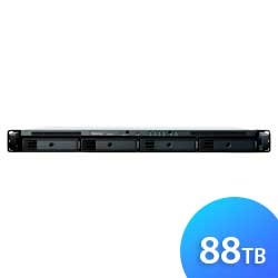 RS422+ 88TB Synology RackStation - Storage NAS 4 Baias p/ HDD SATA/SSD