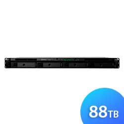 Synology RS819 88TB Rackstation - Storage NAS 4 Baias p/ HDD SATA/SSD