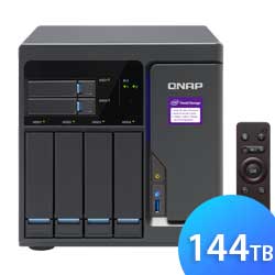 TVS-682 Qnap - Storage NAS 6 baias até 132TB com cache e Tiering SSD