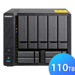 Storage NAS 5 baias HDD/SDD SATA - TS-932X 110TB Qnap