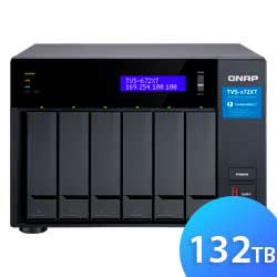 Storage NAS 6 baias TVS-672XT 132TB