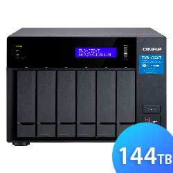 Storage NAS 6 baias TVS-672XT 144TB