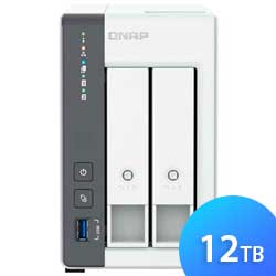 TS-216G 12TB Qnap - Storage NAS 2 Bay p/ HDD SATA