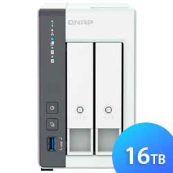 TS-216G 16TB Qnap - Storage NAS 2 Bay p/ HDD SATA