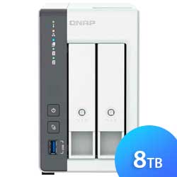 TS-216G 8TB Qnap - Storage NAS 2 Bay p/ HDD SATA