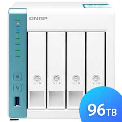 TS-431K 88TB Qnap - Storage NAS 4 Baias p/ discos SATA