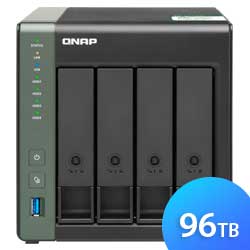 TS-431KX 96TB Qnap - Storage NAS 4 Baias SATA/SAS e porta 10GbE