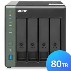 TS-431X3 96TB Qnap - Storage NAS p/ HDs ou SSD Hot Swappable SATA