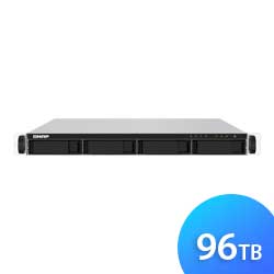 TS-432PXU-RP Qnap 88TB - Server NAS Rackmount 4 baias HDD SSD SATA