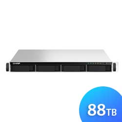 TS-464U 96TB Qnap - Storage NAS 4 Baias Rackmount SATA/SSD