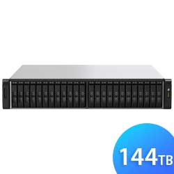 Qnap TS-h2490FU 144TB - All Flash 24 Baias Storage NVMe