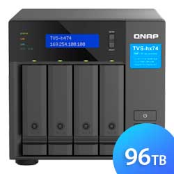 TVS-h474 96TB Qnap - Storage NAS 4 Baias